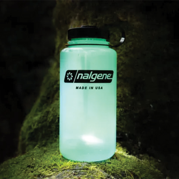 Пляшка для води Nalgene Wide Mouth Tritan Water Bottle Glow Green 1L. Фото 2