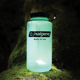 Пляшка для води Nalgene Wide Mouth Tritan Water Bottle Glow Green 1L