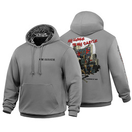 M-Tac кофта Hoodie My Home is my Castle Light Hard Grey