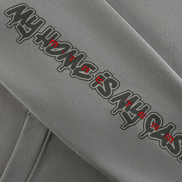 M-Tac кофта Hoodie My Home is my Castle Light Hard Grey. Фото 13