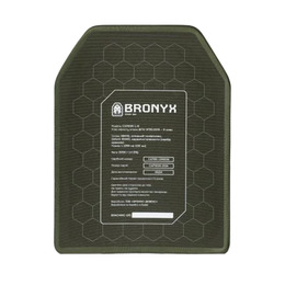 Бронепластина BRONYX L Клас захисту 6 SIC