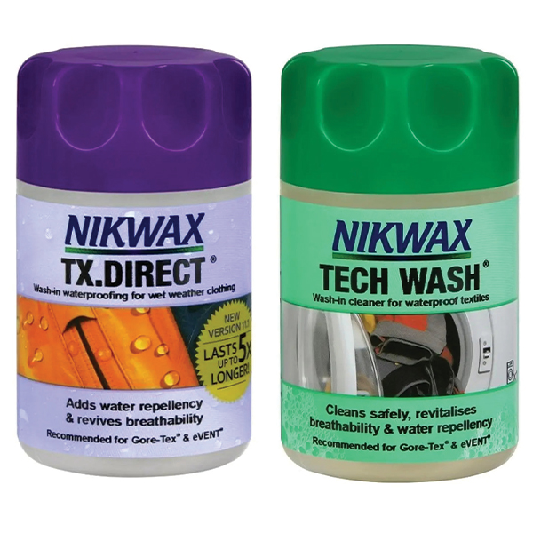 Набір Nikwax Twin Pack - Tech Wash 150ml + TX Direct 100ml