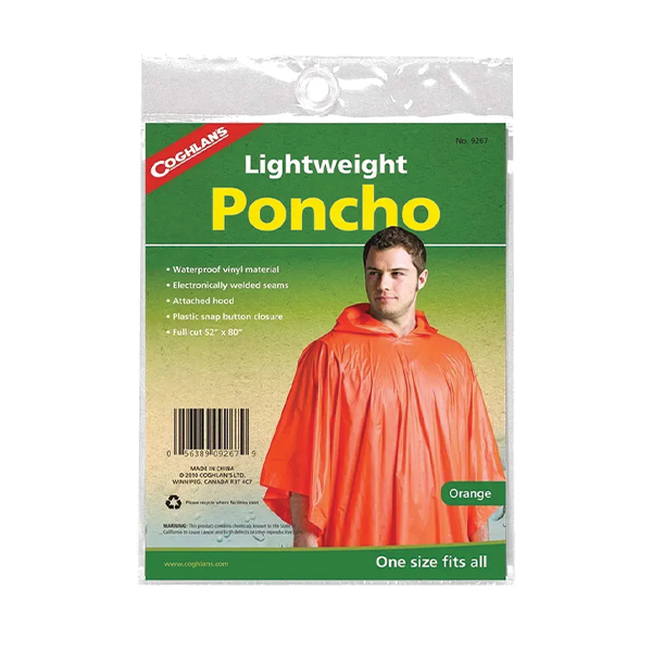 Плащ-пончо Coghlans Poncho Orange