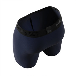 Чоловічі анатомічні боксери з бавовни, Anatomic Long 2.0, Black Series, темно-синій. Фото 3