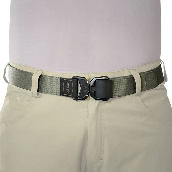 Пояс Tatonka Stretch Belt 38mm BC, Stone Grey Olive. Фото 5