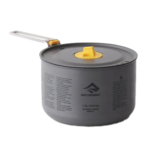 Каструля Sea to Summit Frontier UL Pot, 1,3 L, Dark Gray. Фото 2