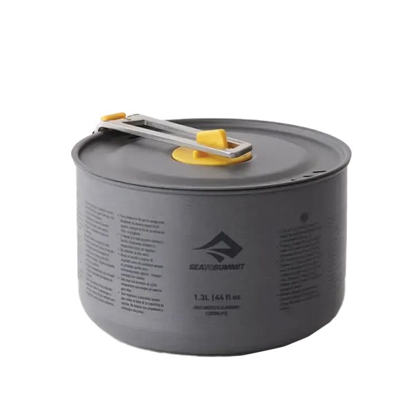 Каструля Sea to Summit Frontier UL Pot, 1,3 L, Dark Gray. Фото 3