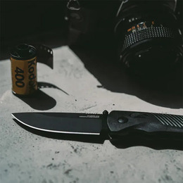 Розкладний ніж SOG Flash AT, Black Out. Фото 8