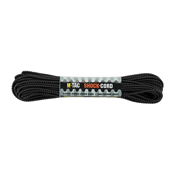 M-Tac паракорд Shock-Cord 3mm Dragon Skin Black 15м