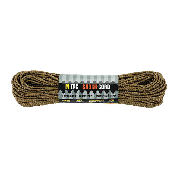 M-Tac паракорд Shock-Cord 3mm Dragon Skin Coyote 30м
