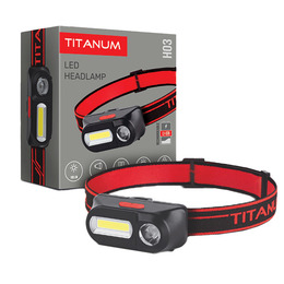 Налобний світлодіодний ліхтарик TITANUM TLF-H03 180Lm 6500K