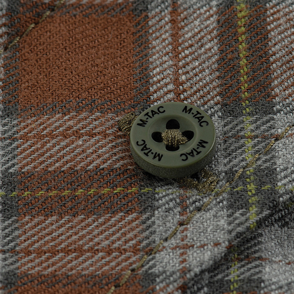 M-Tac сорочка Lumberjack Cotton Shirt Brown/Grey. Фото 7