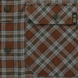 M-Tac сорочка Lumberjack Cotton Shirt Brown/Grey. Фото 6