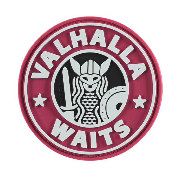 R3ICH нашивка Valhalla Waits pink