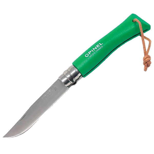 Ніж Opinel №7 VRI Inox Trekking зелений