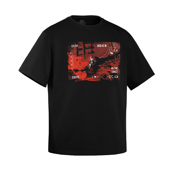 M-Tac футболка One Shot Oversize Black. Фото 3