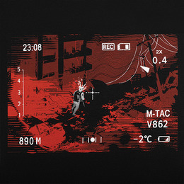 M-Tac футболка One Shot Oversize Black. Фото 5