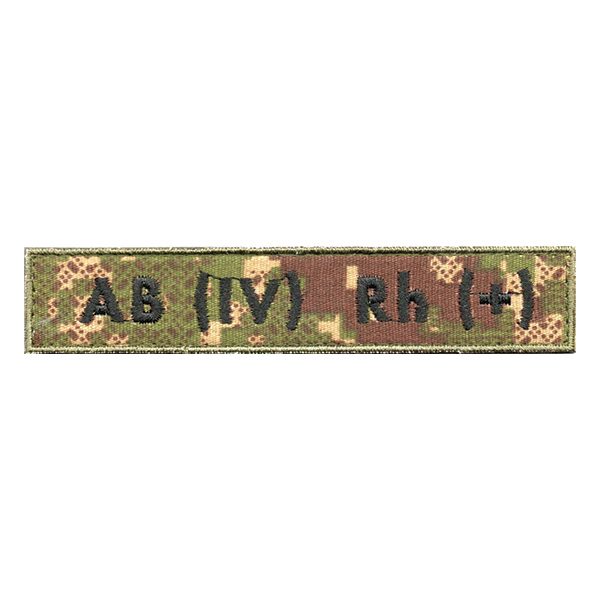 Нагрудний напис Група Крові НГУ AB(IV)+ Хижак
