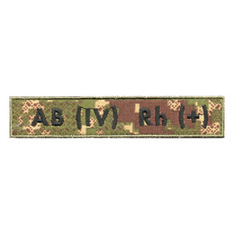Нагрудний напис Група Крові НГУ AB(IV)+ Хижак