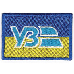 УкрЗалізниця 60на40мм прапорець