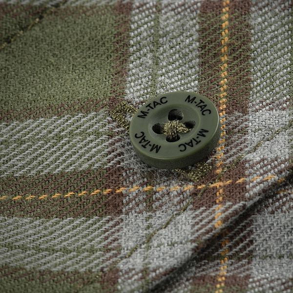 M-Tac сорочка Lumberjack Cotton Shirt Olive/Grey. Фото 7