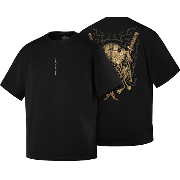 M-Tac футболка Gold Samurai Oversize Black