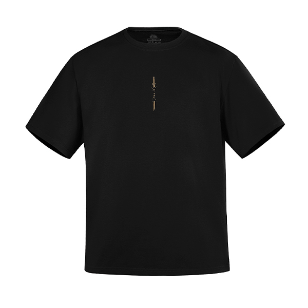M-Tac футболка Gold Samurai Oversize Black. Фото 3