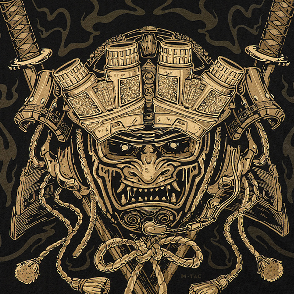 M-Tac футболка Gold Samurai Oversize Black. Фото 6