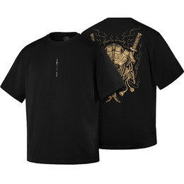 M-Tac футболка Gold Samurai Oversize Black