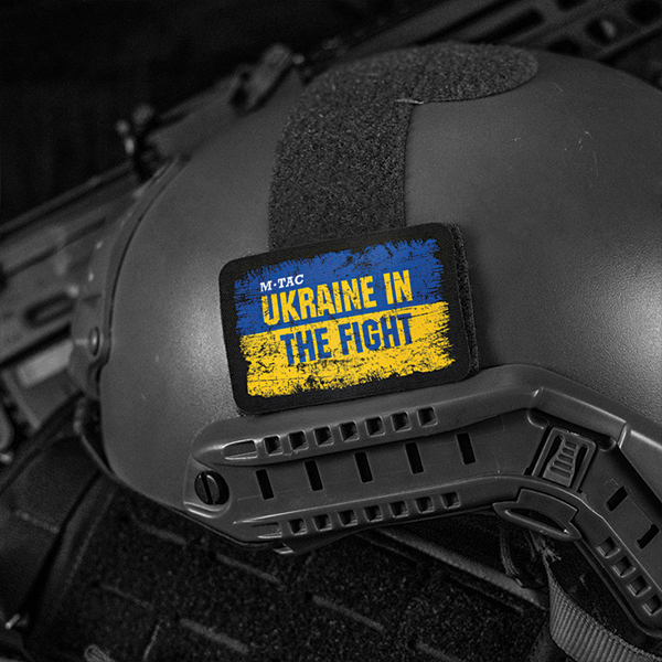 M-Tac нашивка Ukraine in the Fight (80х50 мм). Фото 2