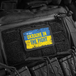 M-Tac нашивка Ukraine in the Fight (80х50 мм). Фото 4