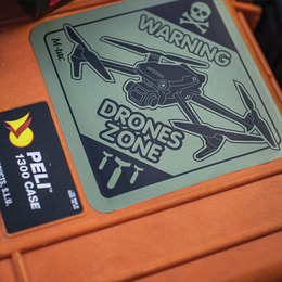 M-TAC наклейка Drones Zone Large Ranger Green. Фото 4