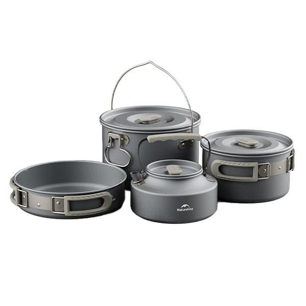 Сковорідка зі складаною ручкою Naturehike CNK2450CF010, 17,5 см, алюміній. Фото 2