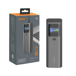 Повербанк 30000mAh VIDEX VPB-316 162W PD140W +Display. Фото 2