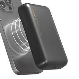 Повербанк з бездротовою зарядкою 10000mAh VIDEX VPB-W102 PD20W Grey. Фото 3