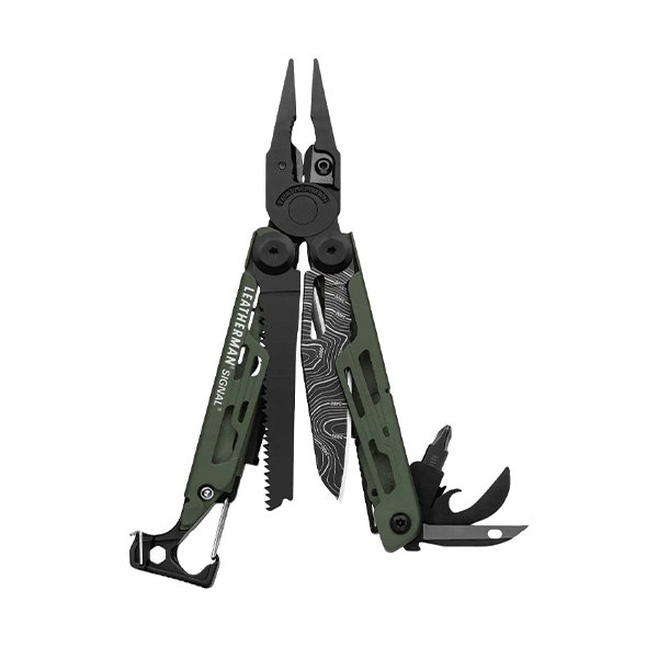 Мультиінструмент Leatherman Signal Green Topo. Фото 2