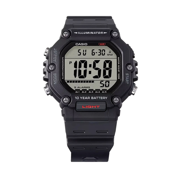 Годинник Casio TIMELESS COLLECTION AE-1600H-1AVEF Black. Фото 2