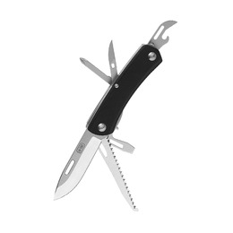 M-Tac ніж складаний Type 9 (6 інструментів) Black/Steel