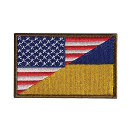 Прапорець Україна-США 8х4,5см