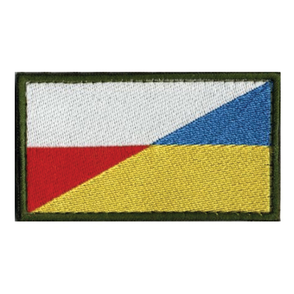 Прапорець Україна-Польща 8х4,5см