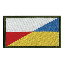 Прапорець Україна-Польща 8х4,5см