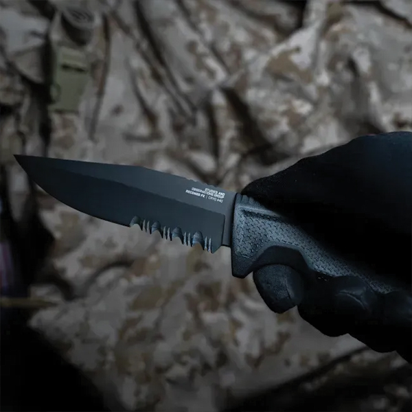 Ніж SOG Recondo FX, Black/Partially Serrated. Фото 11