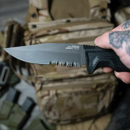 Ніж SOG Recondo FX, Black/Partially Serrated. Фото 10