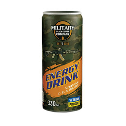 Military BCC Energy Drink MIX — набір з 12 банок (Classic / Персик / Яблуко). Фото 3