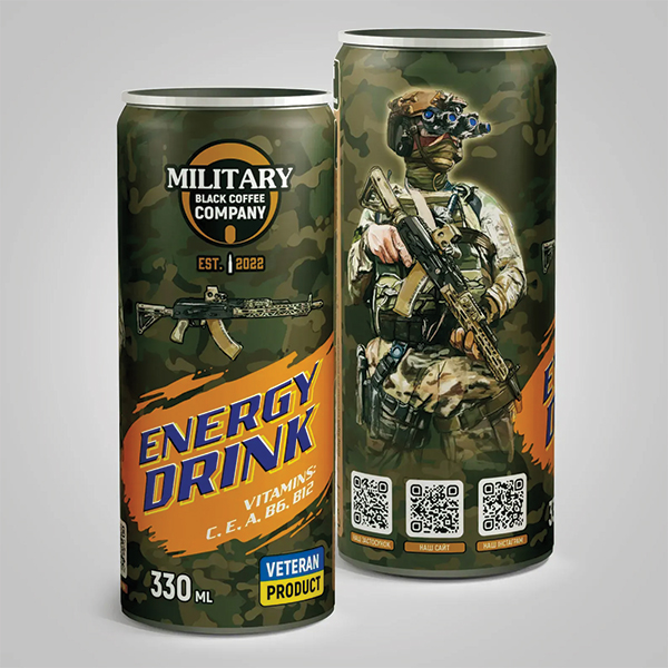 Military BCC Energy Drink Персик. Фото 4