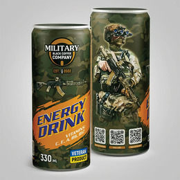 Military BCC Energy Drink Персик. Фото 4