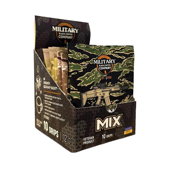 Military BCC Дріп кава MIX Drips BOXs 10шт