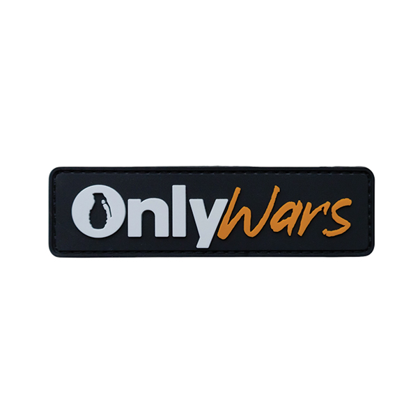 ПВХ патч "ONLYWARS" чорний