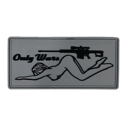 ПВХ патч "ONLYWARS GIRL" сірий