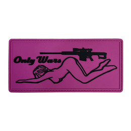 ПВХ патч "ONLYWARS GIRL" рожевий